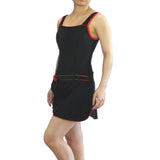 Swimwear Sleeveless With Skirt Black